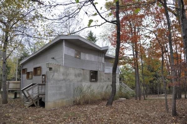 Concrete Cabin in the Woods of Kentucky