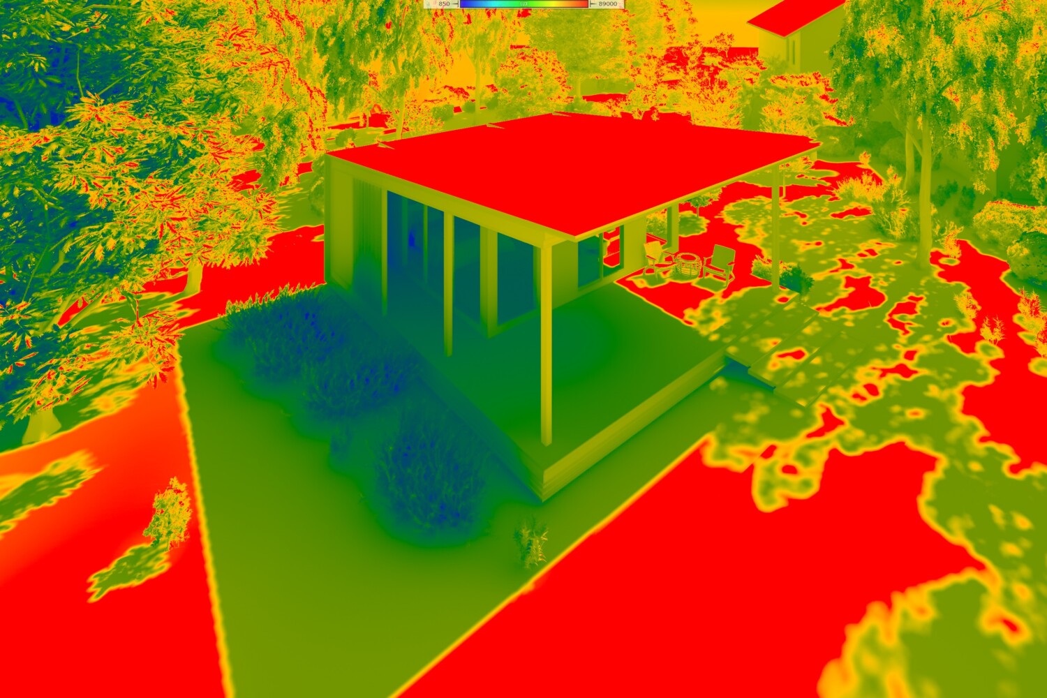 Solar analysis of a villa in Thailand